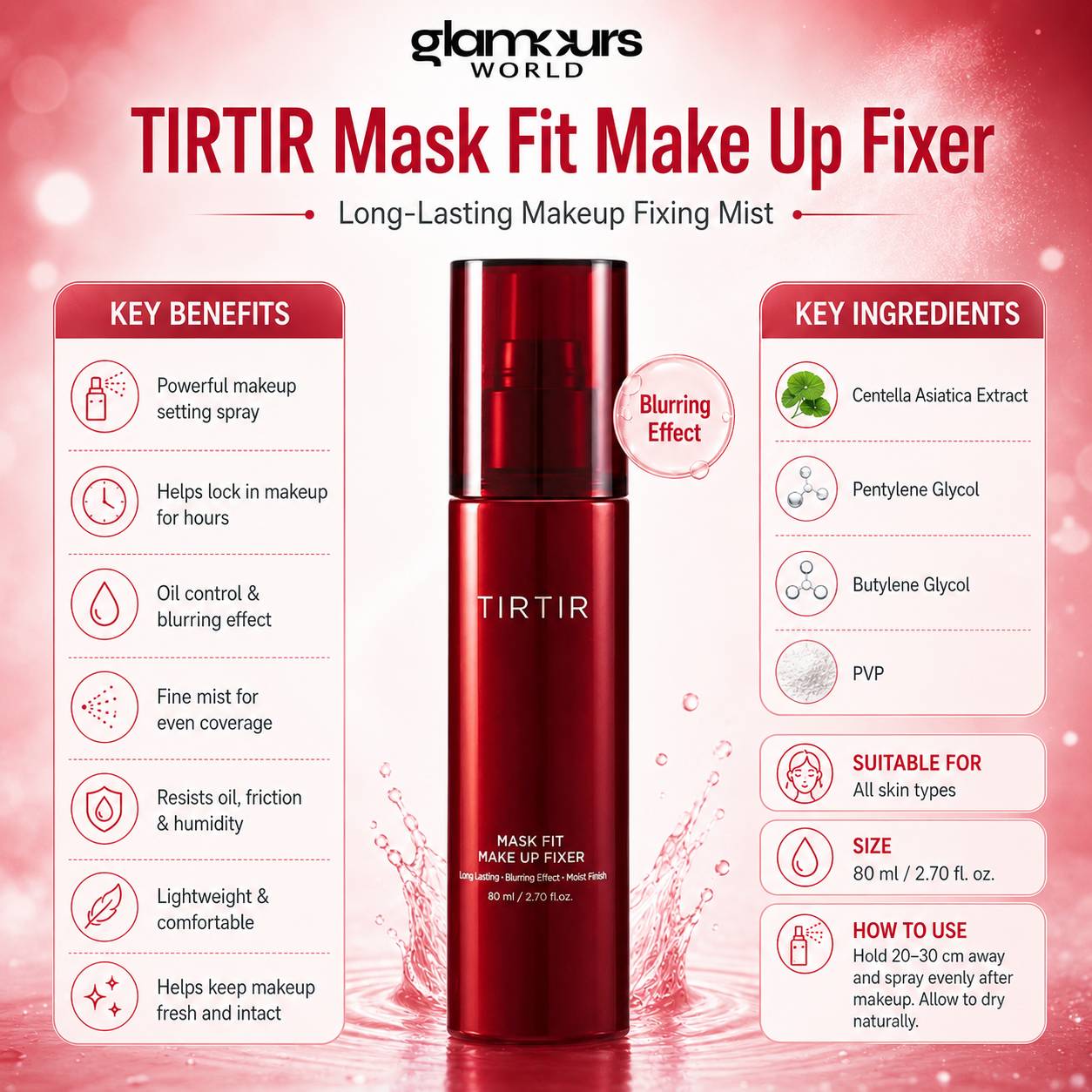 TIRTIR Mask Fit Make Up Fixer 80ml